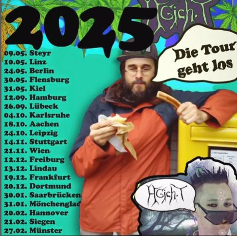 HGich.T Lenovobeach Tour Poster 2025